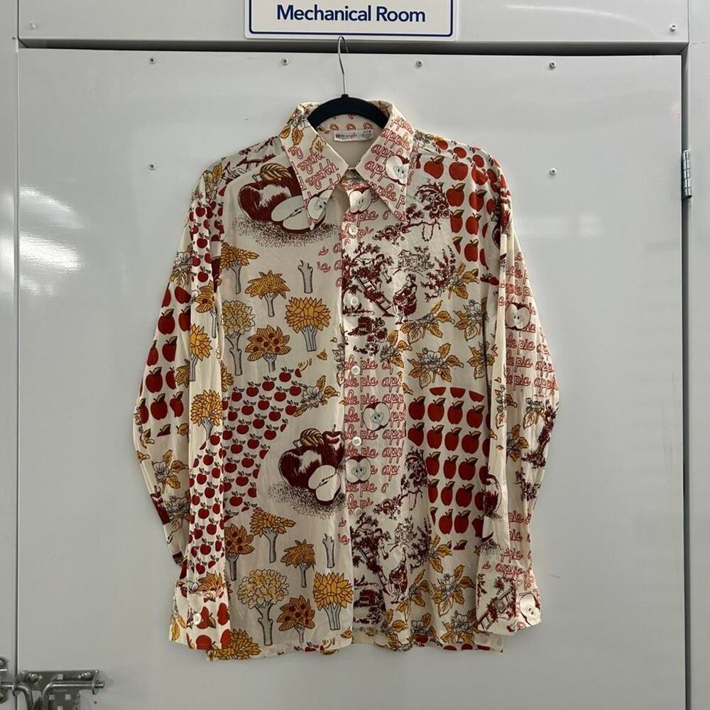 VTG 70s Wrangler Apple AOP Shirt